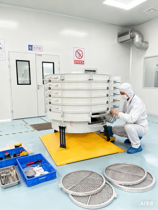 搖擺篩換網(wǎng)清洗